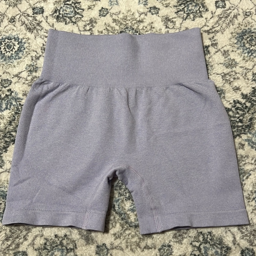 Workout purple shorts: size small